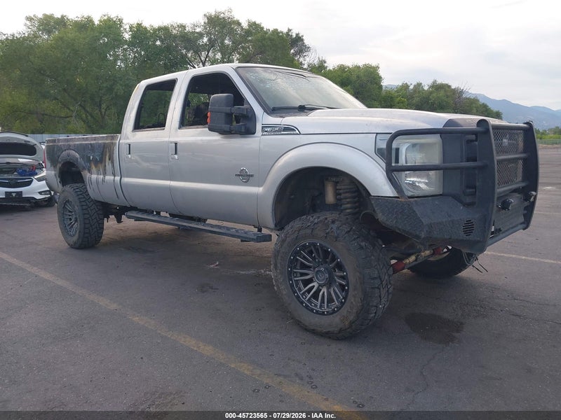 2013 Ford F-350 Lariat Silver vin: 1FT8W3BT6DEB74433