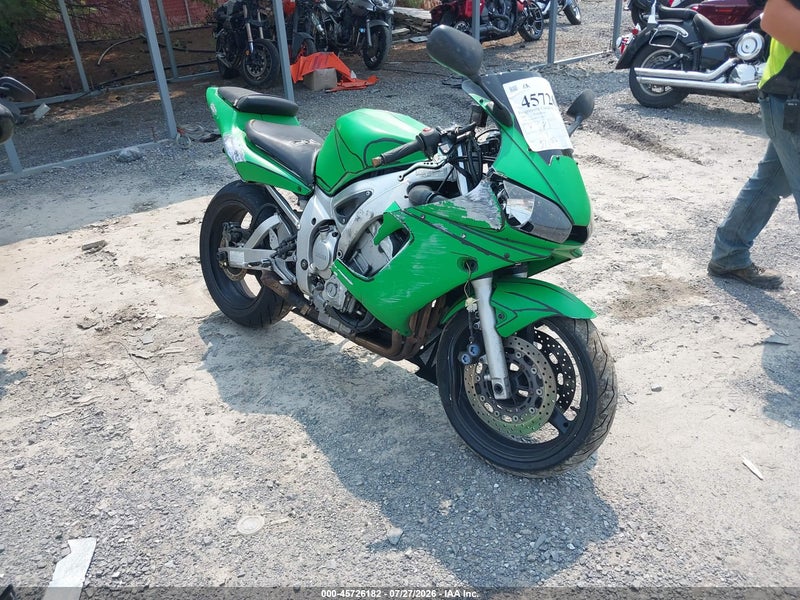 2001 Yamaha Yzfr6 L Зеленый vin: JYARJ04E11A018055