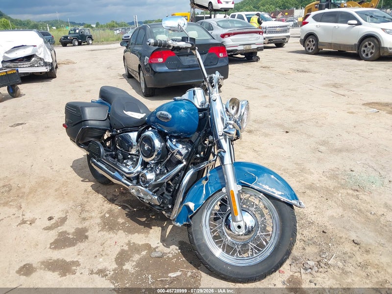 2021 Harley-davidson Flhc   Light Blue vin: 1HD1YAJ11MB057603