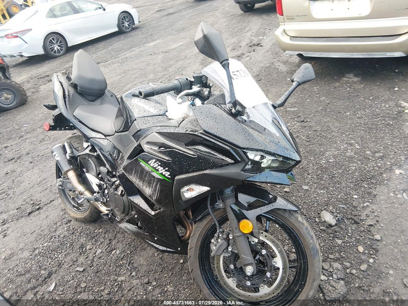 2024 Kawasaki Ex500 H Black vin: ML5EXGH19RDA31547