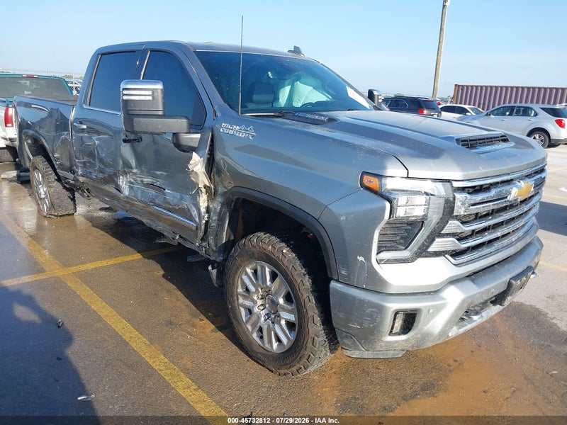 2024 Chevrolet Silverado 2500hd 4wd  Standard Bed High Country Gray vin: 2GC4YREY0R1176609