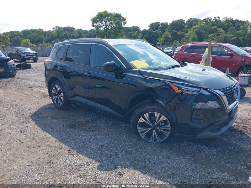 2023 Nissan Rogue Sv Intelligent Awd Black vin: JN8BT3BB3PW497234