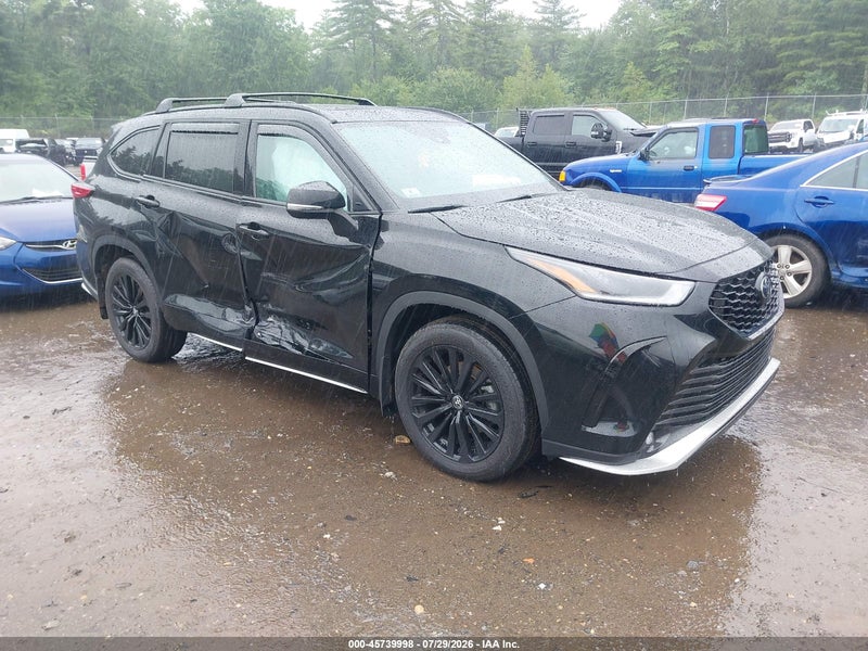 2023 Toyota Highlander Xse Black vin: 5TDKDRBH2PS029771