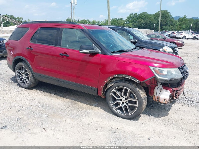 2016 Ford Explorer Sport Red vin: 1FM5K8GT2GGC29890