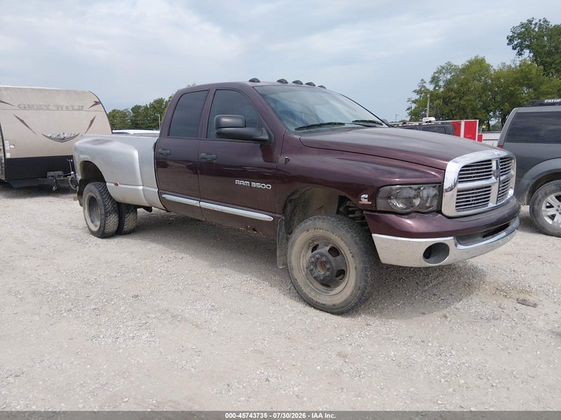 2005 Dodge Ram 3500 Slt/laramie Purple vin: 3D3MS48C75G745954
