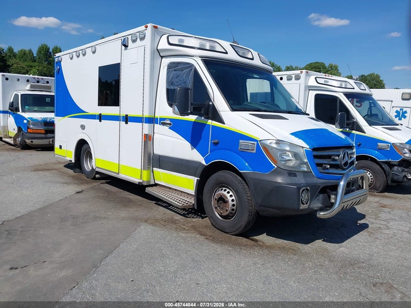 2016 Mercedes-benz Sprinter 3500   White vin: WDAPF3CD0G9688989