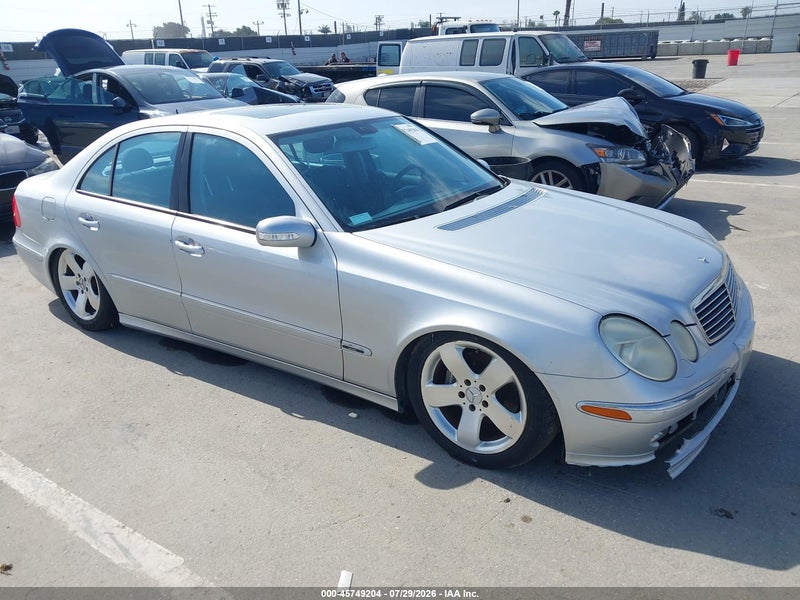 2003 Mercedes-benz E 500   Silver vin: WDBUF70J63A294244