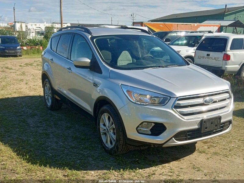 2018 Ford Escape Se Silver vin: 1FMCU9GD8JUD08926