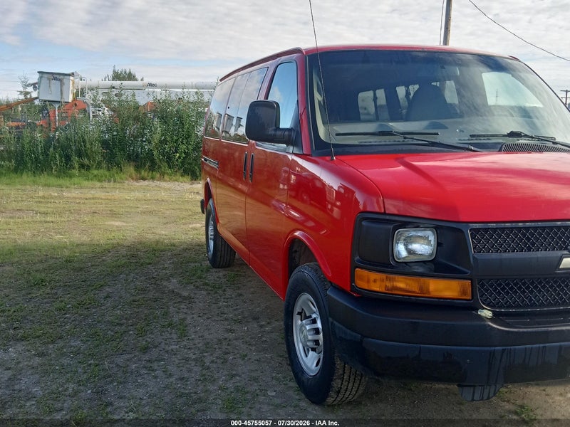 2015 Chevrolet Express 2500 Ls Red vin: 1GAWGPFF4F1251819