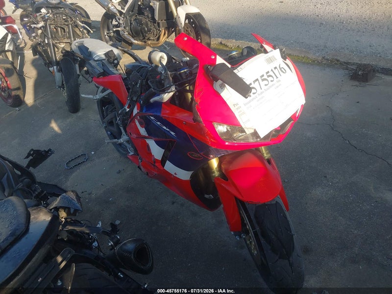 2024 Honda Cbr600 Rr Red vin: JH2PC40J0RK100310
