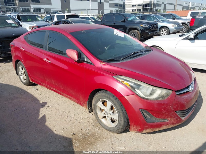 2014 Hyundai Elantra Se vin: KMHDH4AE3EU035252