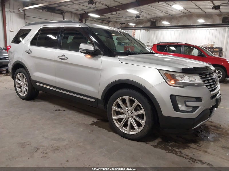 2016 Ford Explorer Limited Серебряный vin: 1FM5K8F89GGC89484