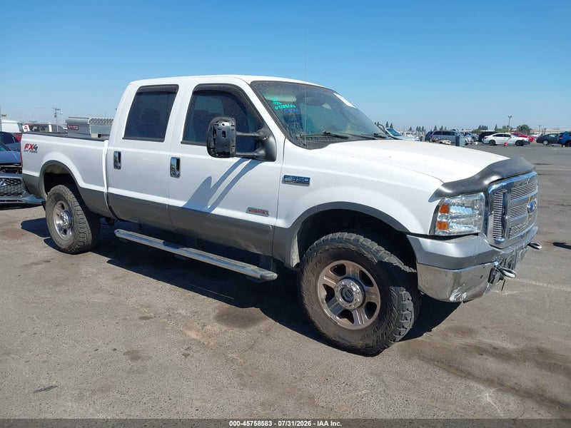 2005 Ford F-350 Lariat/xl/xlt Белый vin: 1FTWW31P05EB07212