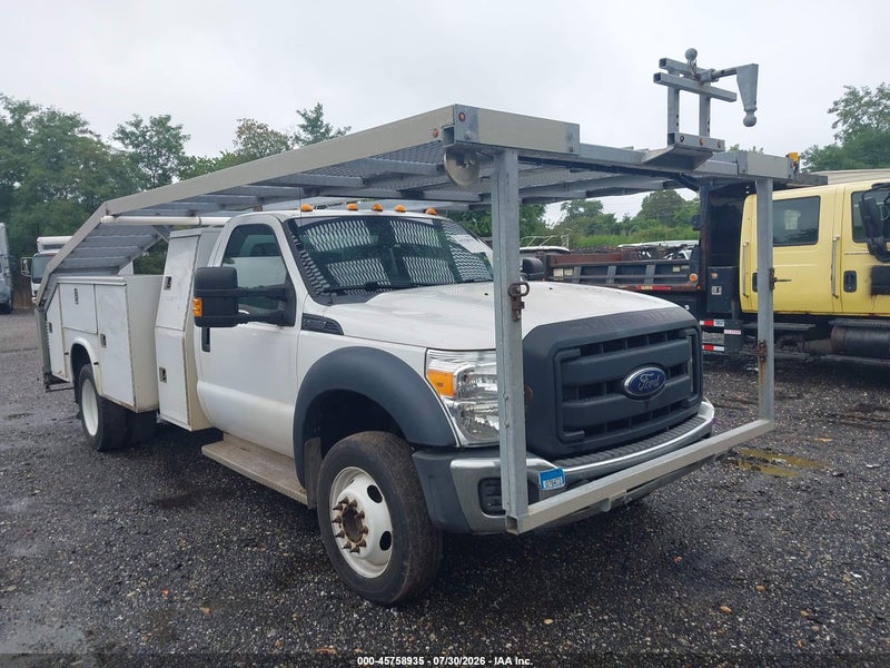 2015 Ford F-550 Chassis Xl White vin: 1FDUF5HY0FEC42575