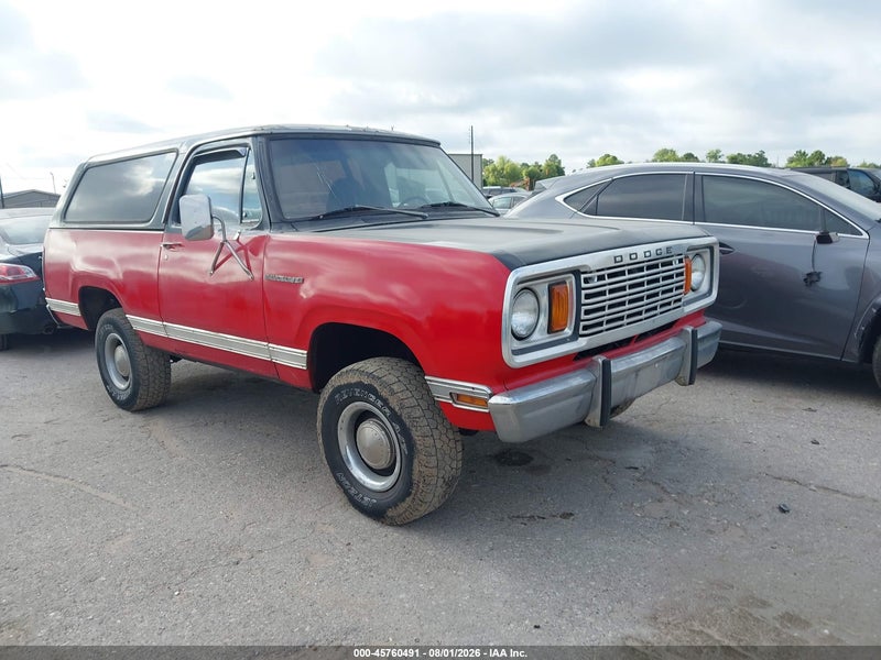 1978 Dodge Ram   Red vin: 0000A10BF8S292586