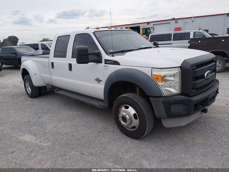 2012 Ford F-450 Xl White vin: 1FT8W4DT6CEA51085
