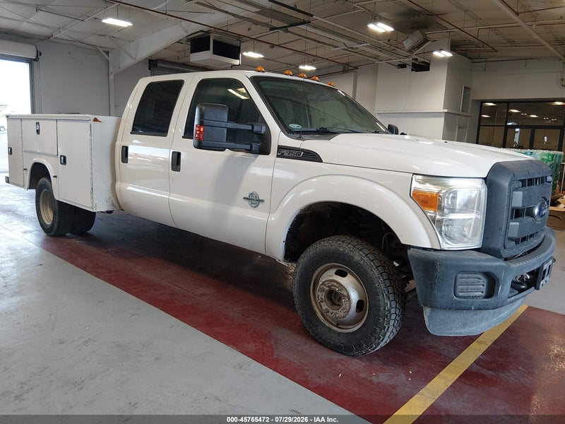 2015 Ford F-350 Chassis Xl White vin: 1FD8W3HT8FEA14821
