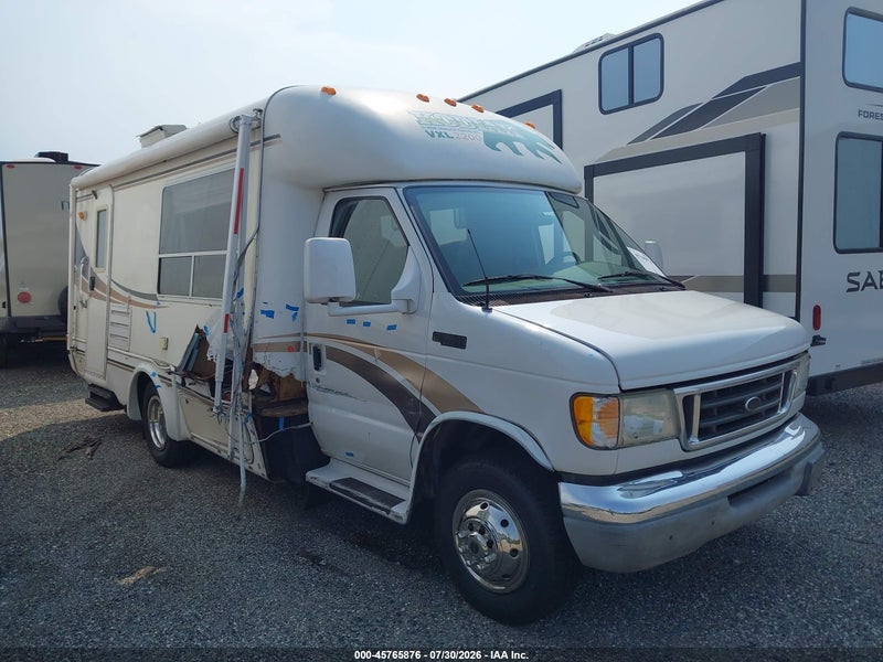 2003 Ford E-350 Cutaway Standard White vin: 1FDWE35S83HA55921