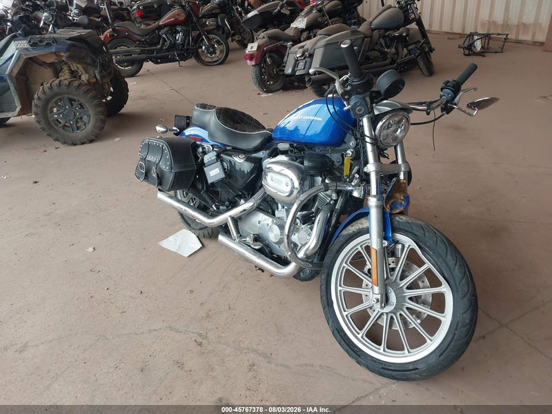 2007 Harley-davidson Xl883 L Blue vin: 1HD4CR2107K412807