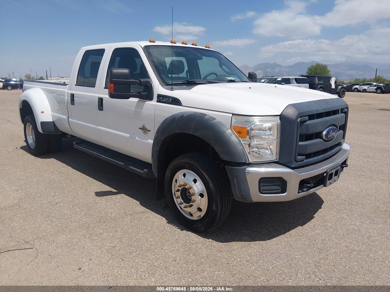 2016 Ford F-450 Xl White vin: 1FT8W4DT0GED16363