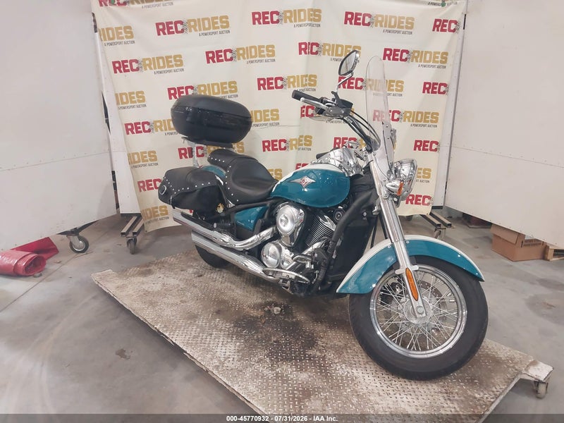 2022 Kawasaki Vn900 D Turquoise vin: JKAVN2D15NA068408