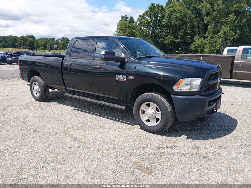 2018 Ram 3500 Tradesman  4x4 8' Box Black vin: 3C63R3GT0JG344033