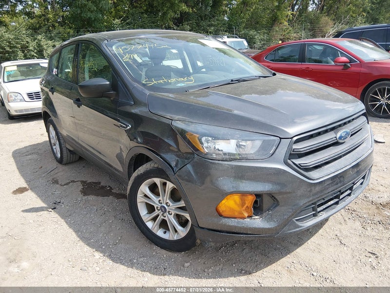 2018 Ford Escape S Gray vin: 1FMCU0F79JUC85549