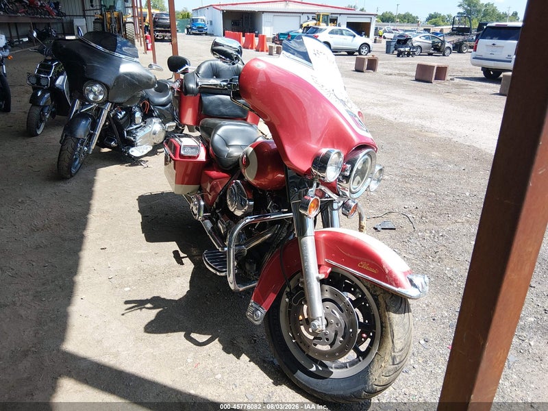 2001 Harley-davidson Flht Classic Red vin: 1HD1DJV131Y616289