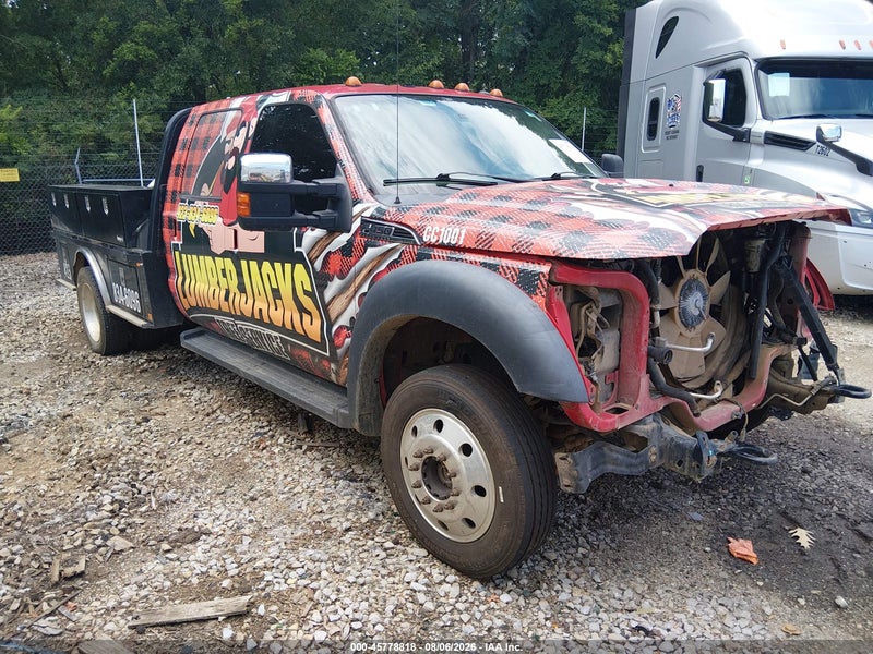 2012 Ford F-450 Chassis Lariat/xl/xlt Red vin: 1FD0W4HT7CEC74948
