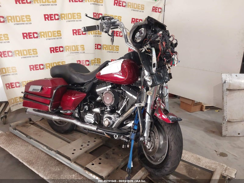 2000 Harley-davidson Flhtci   Burgundy vin: 1HD1FFW15YY646362