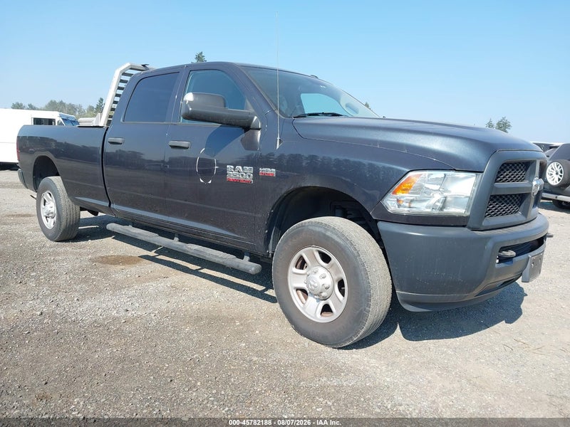 2018 Ram 3500 Tradesman  4x4 8' Box Blue vin: 3C63R3GT7JG304824