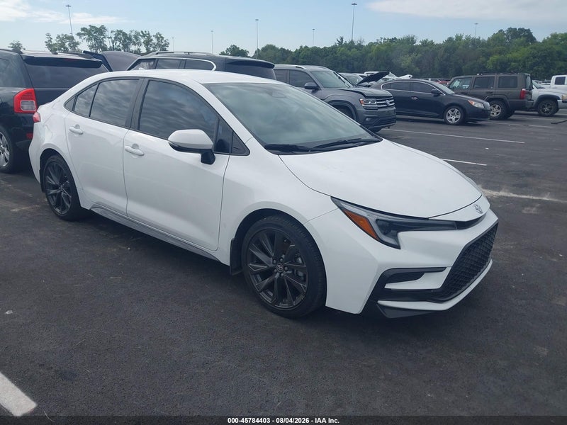 2025 Toyota Corolla Se White vin: 5YFS4MCE4SP247199