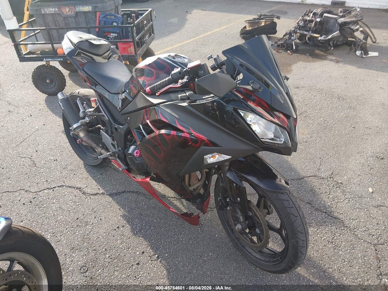 2013 Kawasaki Ex300 A Черный vin: JKAEX8A19DDA08326