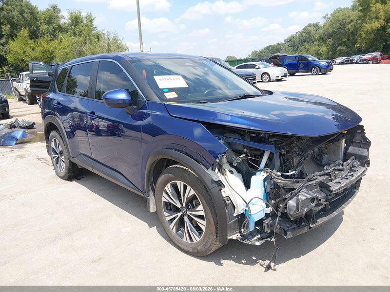 2023 Nissan Rogue Sv Fwd Blue vin: JN8BT3BA3PW419396