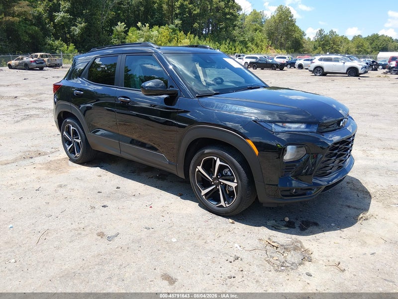 2023 Chevrolet Trailblazer Fwd Rs Черный vin: KL79MTSL4PB134364