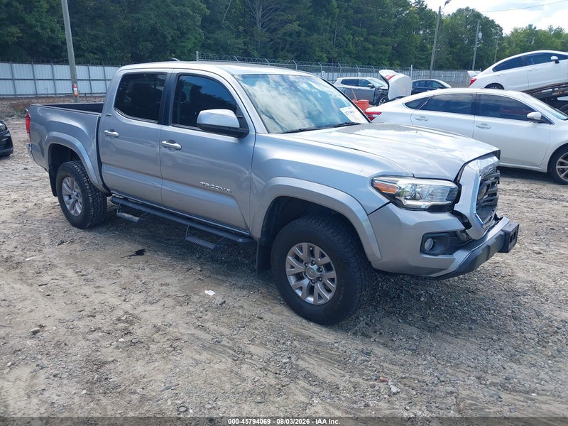 2018 Toyota Tacoma Sr5 V6 Silver vin: 3TMAZ5CN3JM074316