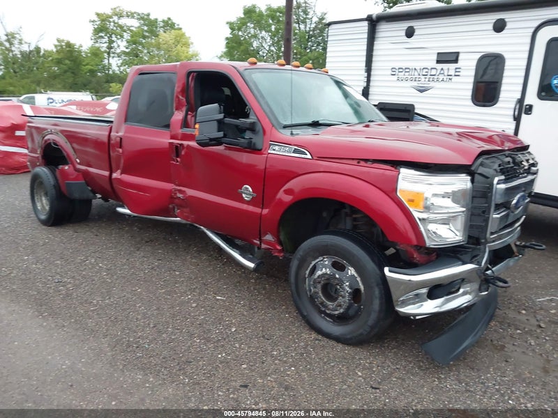 2016 Ford F-350 Lariat Red vin: 1FT8W3DT3GEA20165