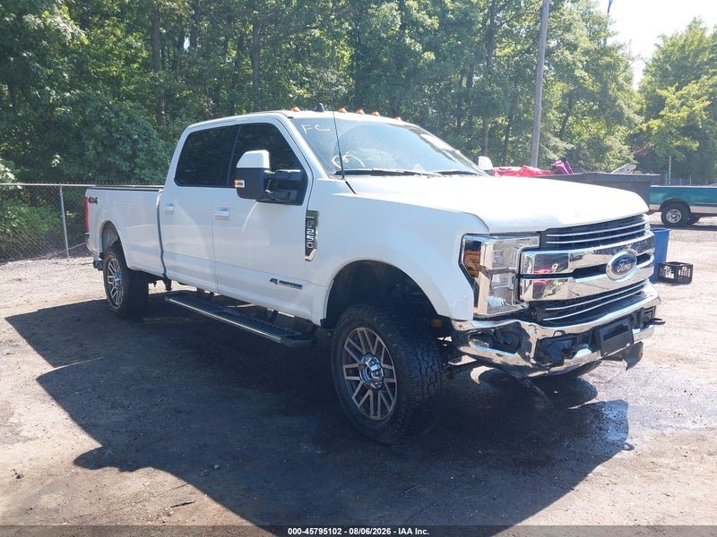 2019 Ford F-250 Lariat White vin: 1FT7W2BT0KEG35287