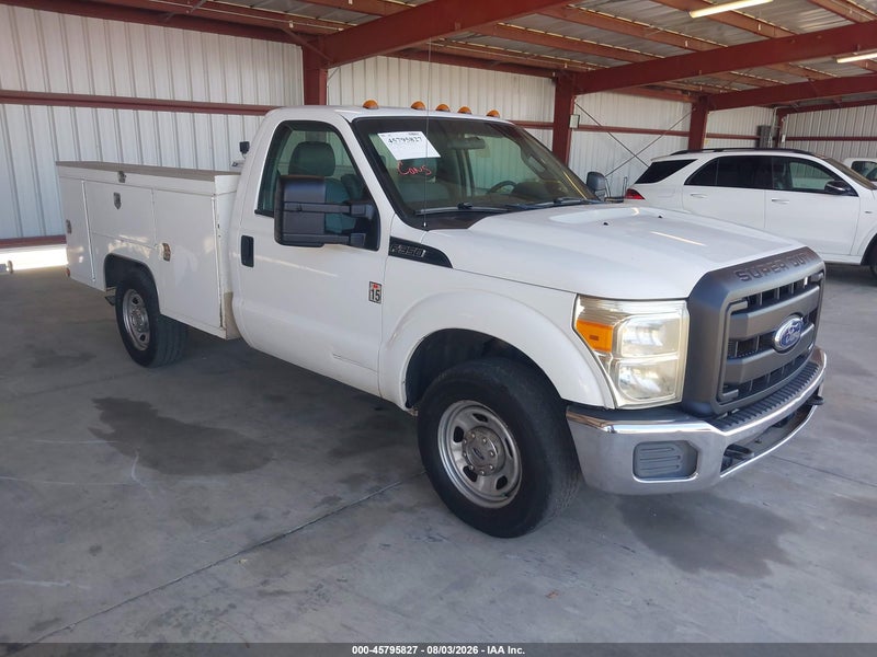 2015 Ford F-350 Chassis Xl White vin: 1FDRF3E61FEB15847