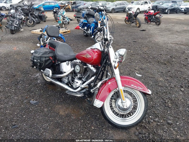 2005 Harley-davidson Flstci   Red vin: 1HD1BWB1X5Y081197