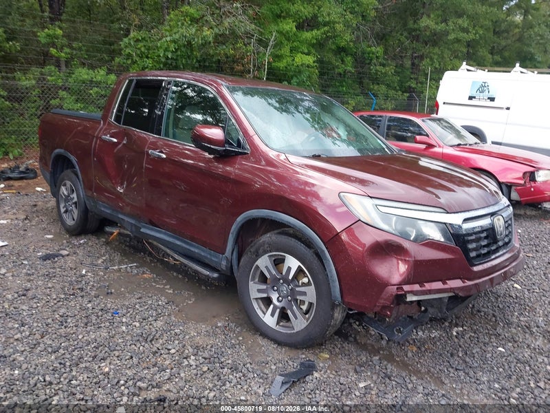 2017 Honda Ridgeline Rtl-e Красный vin: 5FPYK3F70HB037976