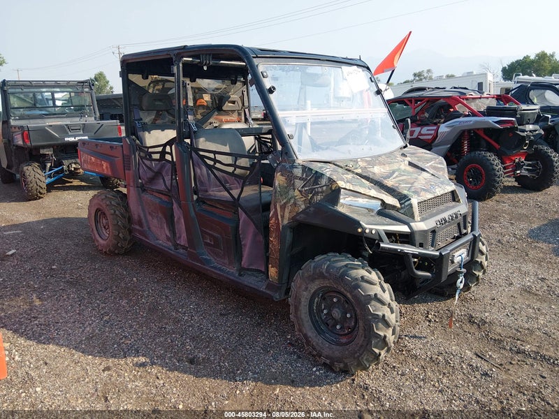 2015 Polaris Ranger Crew 900 Eps Green vin: 3NSRUE873FG877997