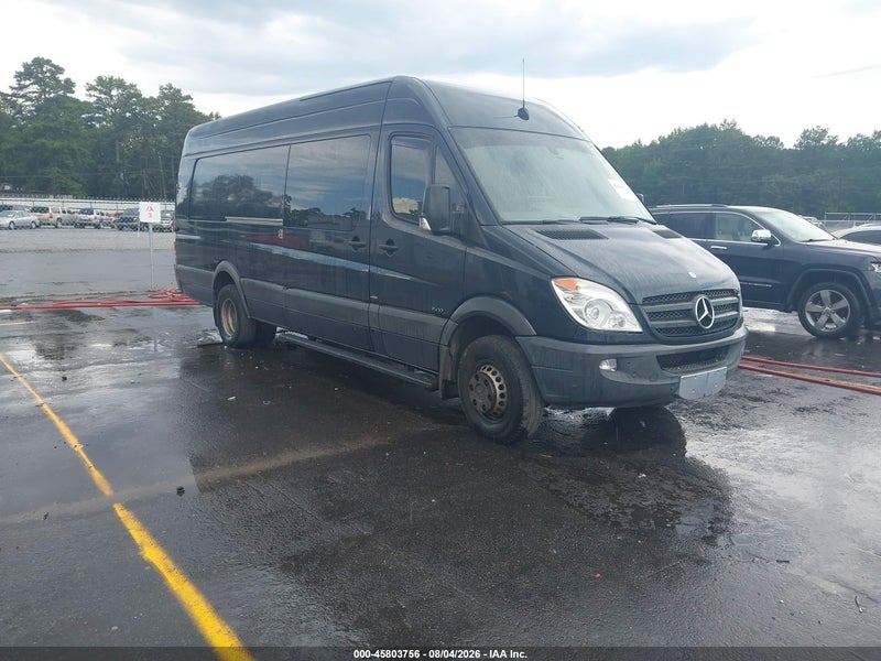 2012 Mercedes-benz Sprinter 3500 High  Roof Black vin: WD3PF4CC4C5709333