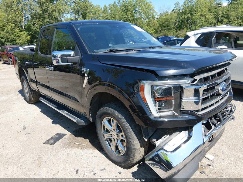 2021 Ford F-150 Lariat Black vin: 1FTFX1E88MFA29520