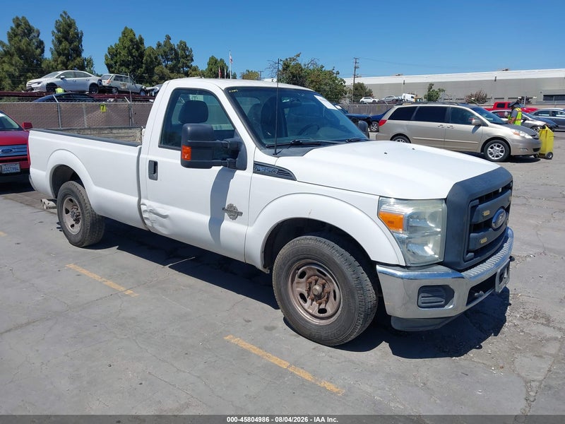 2012 Ford F-350 Xl White vin: 1FTRF3AT6CED00343