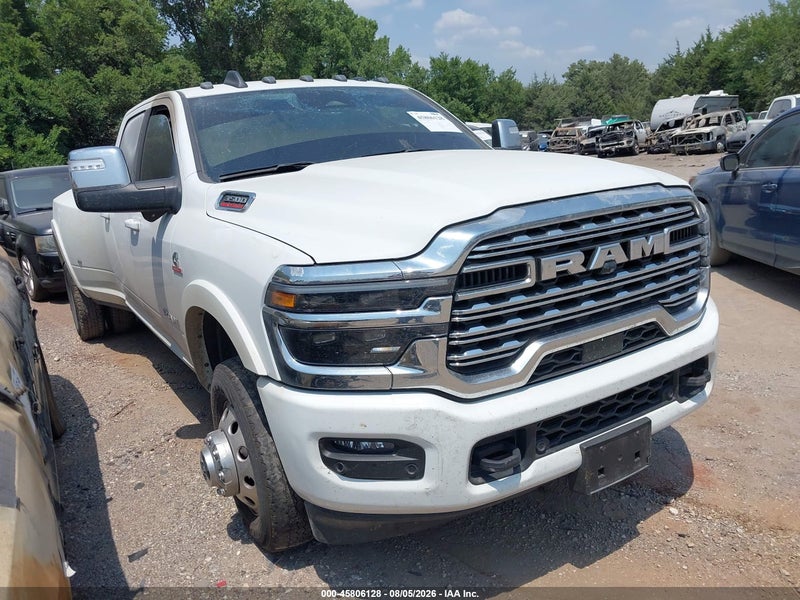 2025 Ram 3500 Limited Longhorn  4x4 8' Box Белый vin: 3C63RRRLXSG586197