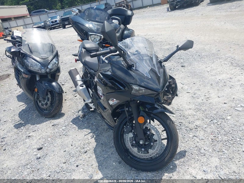 2024 Kawasaki Ex500 H Black vin: ML5EXGH19RDA27501