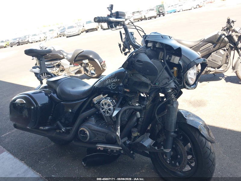 2014 Kawasaki Vn1700 K Black vin: JKBVNRK18EA004094