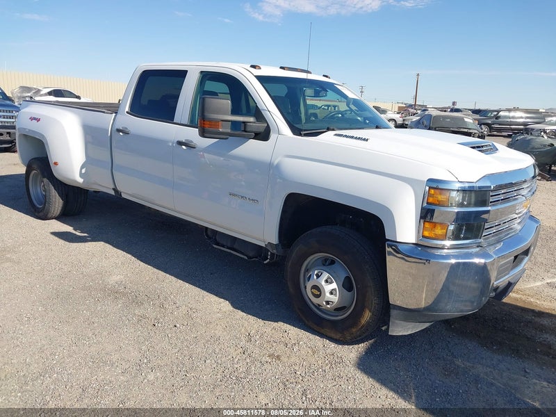 2017 Chevrolet Silverado 3500hd Work Truck White vin: 1GC4KYEY7HF207700