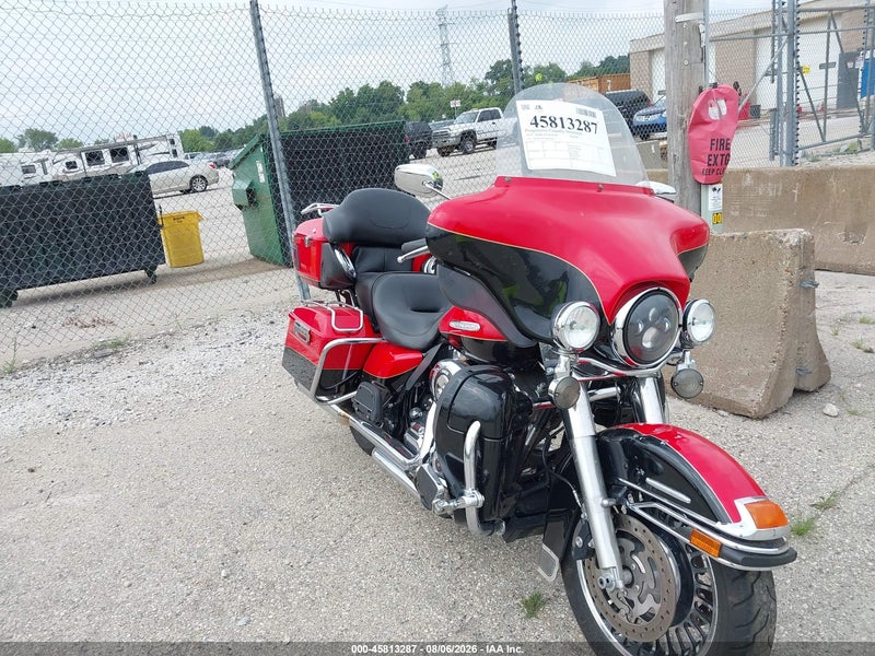 2010 Harley-davidson Flhtk   Red vin: 1HD1KEM10AB671817